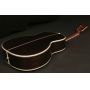 Custom Full Solid Wood Handmade Acoustic Guitar India Rosewood Real Abalone Binding