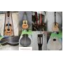 Custom Full Solid Wood Handmade Acoustic Guitar India Rosewood Real Abalone Binding