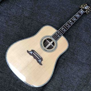 Custom HUMMINGBIRD DOVE AAAAA All Solid Wood Acoustic Guitar in Natural