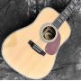 Custom 1PCS Wood Ebony Fingerboard D Dreadnought 45E Acoustic Guitar