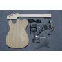 2PCS Ash Wood Body T Style Bigsby Bridge Custom DIY Guitar Kit