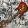 Custom Burst Flamed Maple Top Suhr Style Electric Guitar in Sunburst Color Immediately Shipment