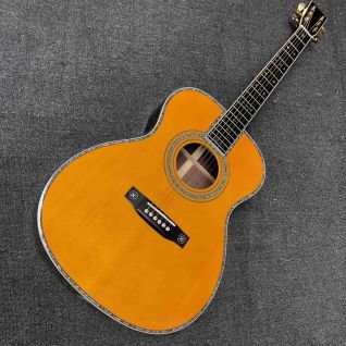 Custom JM OM Style Solid Spruce Top Acoustic Guitar