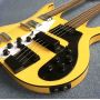 Custom Shop 4080 Double Neck Geddy Lee Yellow 4 Strings Bass 612 Strings Option Guitar