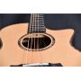 Custom 41 Inch Solid Spruce Top Acoustic Guitar with Ebony Fingerboard Taiwan Vintage Tuner