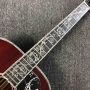 ​Custom AAAA Jumbo 43 Inch Solid KOA Wood Acoustic Guitar Abalone Binding with Customized Logo on Headstock is OK