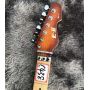Custom ESP Style Electric Guitar Tiger Maple Veneer CR Floydrose Tremolo