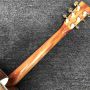 Custom Solid KOA Wood Acoustic Guitar Abalone Vase Inlays Binding D45K D Body