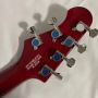 Custom Ernie Ball Music Man Armada Divided Red Color Electric Guitar V-shaped Bookmatched Flame Maple Top HH Humbucking Pickups