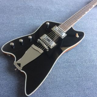 Custom Left Handed Electric Guitar in Black