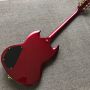 Custom SG Electric Guitar with Metal Red Color 