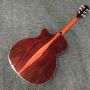 Custom AAAAA Solid Koa Wood PS14 Acoustic Guitar Abalone Inlays Ebony Fingerboard Cocobolo Back Sides Acoustic Electric Guitar Accept OEM