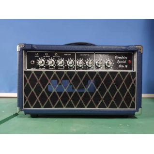 Custom Dumble Clone Blue Tolex Overdrive Special 20W Valve Guitar Amp Head JJ Tubes 2 x EL84 Power Tubes 3 x 12ax7 Preamp Tubes with Loop