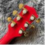 Custom Grand G6138 Bo Diddley Electric Guitar Ebony Fingerboard Firebird Red Color 