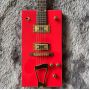 Custom Grand G6138 Bo Diddley Electric Guitar Ebony Fingerboard Firebird Red Color 