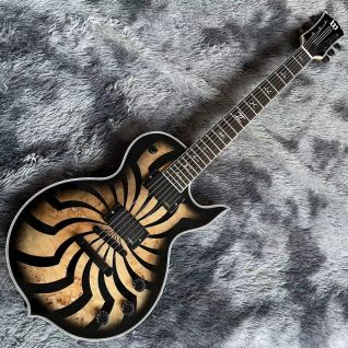 Custom Wylde Odin Audio Grail Charcoal Burst Buzzsaw Electric Guitar Accept OEM