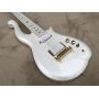 Custom PC Prince Cloud Electric Guitar in White Color With Maple Fingerboard Neck With Alder Body