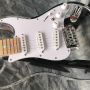 Custom Transparent Plastic Acrylic Electric Guitar With Multicolor LED Lights