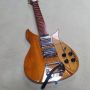 Custom Wood Painting Yellow Body Rick Style Electric Guitar 325 Type