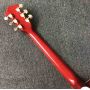 Custom Solid Top Jumbo Body Acoustic Guitar Glossy Guilds Acoustic Electric Guitar in Red Color