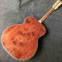 Custom AAAAA All Solid Wood Jumbo Acoustic Guitar Cocobolo Back Side Maple Binding