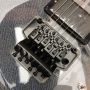 Custom Acrylic LED Electric Guitar with White Transparent Pickguard