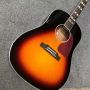 Custom 41 Inch J45SB Series Sunburst Color Acoustic Guitar Solid Spruce Top Rosewood Fingerboard
