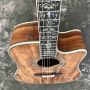 Custom D Type Cutaway 41 Inch KOA Wood Acoustic Guitar