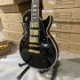 Custom LP Electric Guitar with Gold Hardware Rosewood Fingerboard Mahogany Body in Black Color