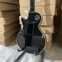 Custom LP Electric Guitar with Gold Hardware Rosewood Fingerboard Mahogany Body in Black Color