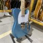 Custom Tele Electric Guitar Metalic in Blue Color Maple Fingerboard with Chrome Hardware