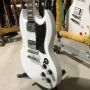 Custom SG G400 Electric Guitar White Color Mahogany Body Rosewood Fingerboard Chrome Hardware