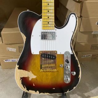 Custom Grand Limited Edition Andy Summer Tribute Tele Electric Guitar TL Guitar Boost Tuner H switch To S Pickup Tuner