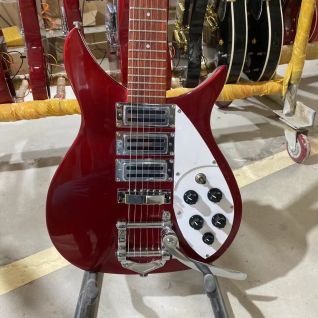 Custom Richen 325 Electric Guitar With Super Tremolos System Bridge Metallic Red Color