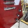 Custom Grand Explore Electric Guitar Mahogany Body Red Color with Chrome Hardware