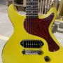 Custom Grand Studio LP SG Electric Guitar in Yellow Color with Single P90 Pickup