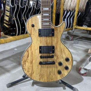Custom LP Style Electric Guitar with Black Hardware 