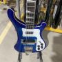 Custom Ricken 4003 Electric Bass in Transparent Blue Color