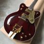 Custom Double Convex Surface in Wine Red Color Electric Guitar Big Tremolo