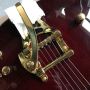 Custom Double Convex Surface in Wine Red Color Electric Guitar Big Tremolo
