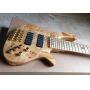 Custom Maple Fretboard 6 Strings Electric Bass in Natural Color with Active Pickups
