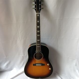 Custom Sunburst Finish John Lennon Electric Acoustic Guitar with Sound Hole Passive Pickup J160