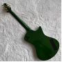 Custom Lefty Handed MM MusicMan Armada Style Flamed Maple Top Electric Guitar in Green Color Accept OEM Guitars