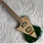 Custom Lefty Handed MM MusicMan Armada Style Flamed Maple Top Electric Guitar in Green Color Accept OEM Guitars