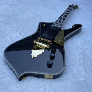 Custom Grand Metal Black Finishing Paul Stanley Electric Guitar Accept Guitar OEM