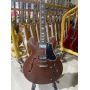 Custom Grand ES 335 Style Electric Guitar Hollow Body in Brown Color Matt Finishing