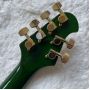 Custom Left Handed Music Style Flamed Maple Top Electric Guitar in Green Color
