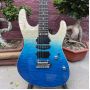 2022 Custom Grand Hr Su Flamed Top Electric Guitar in Blue Color