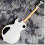 Custom Grand Zakk Wylde Audio Stage Played/Signed Electric Guitar in White Color Bound Ebony Fretboard Block Inlays