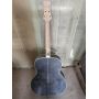 Custom AAAAA All Solid Wood 43 Inch Jumbo Folk Acoustic Guitar in Blue Finishing with Solid FlameD Maple Wood Back and Side